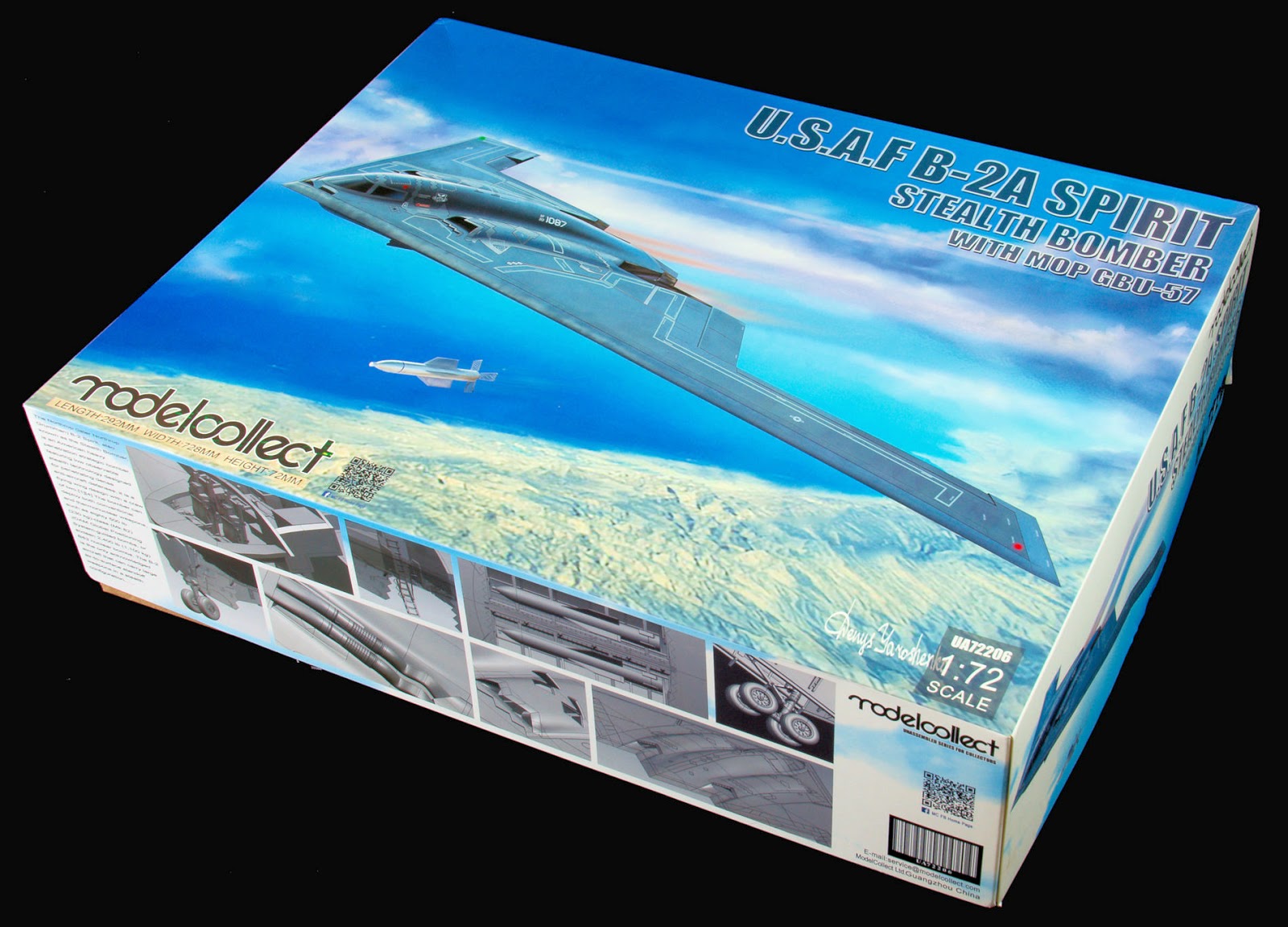 The Modelling News: In-Boxed: ModelCollect's 72nd scale USAF B-2A